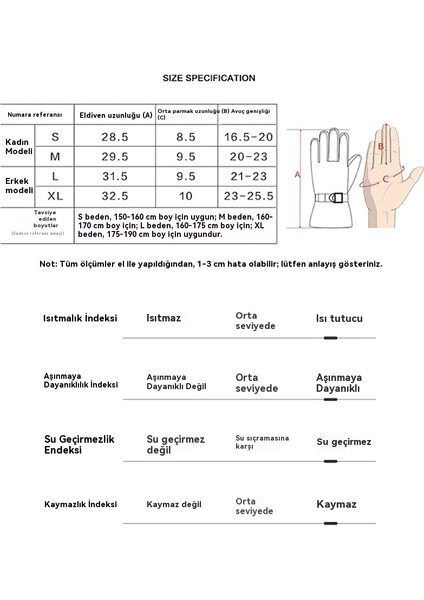 Bisiklet Kayak Açık Termal Eldiven (Yurt Dışından) fiyatları
