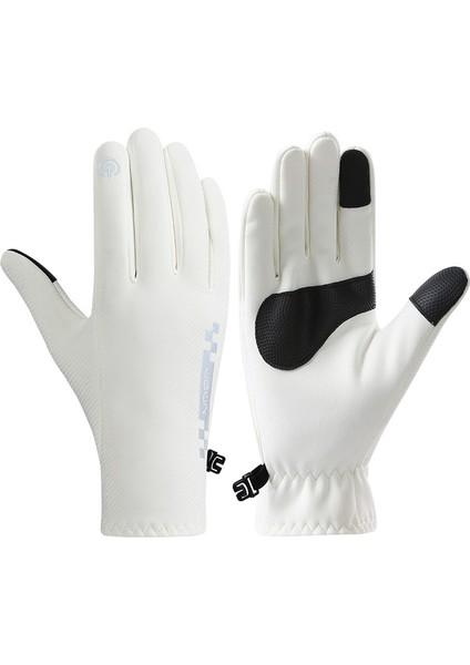 Açık Bisiklet Sürme Sıcak Plus Kadife Kadın Eldivenleri (Yurt Dışından)