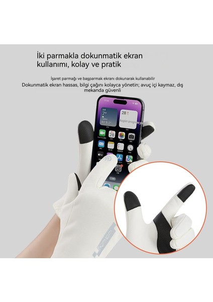 Açık Bisiklet Sürme Sıcak Plus Kadife Kadın Eldivenleri (Yurt Dışından) fırsatları