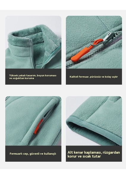 Kadınlar Için Sonbahar ve Kış Sıcak Polar Çift Taraflı Ceket (Yurt Dışından) fırsatları