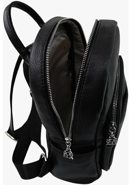 67-9012 Kadın Askılı Sırt Çanta - Siyah fırsatları