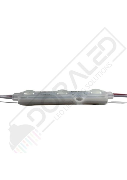 Samsung 3'lü Led Modül 12 Volt Beyaz -10 Adet