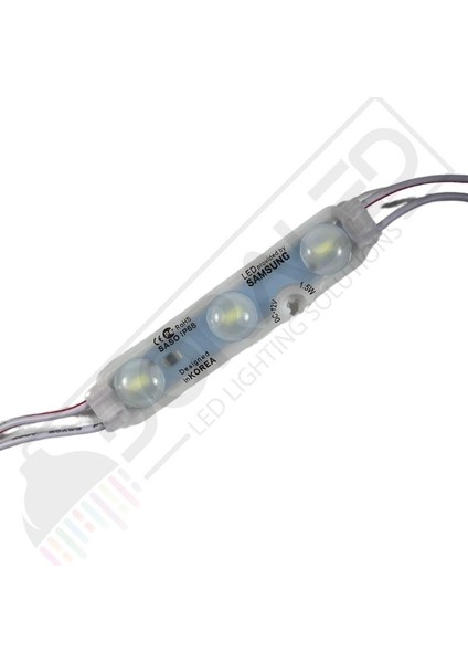 Samsung 3'lü Led Modül 12 Volt Beyaz -10 Adet