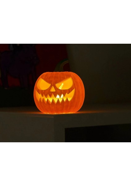 Balkabağı Mum LED Işık