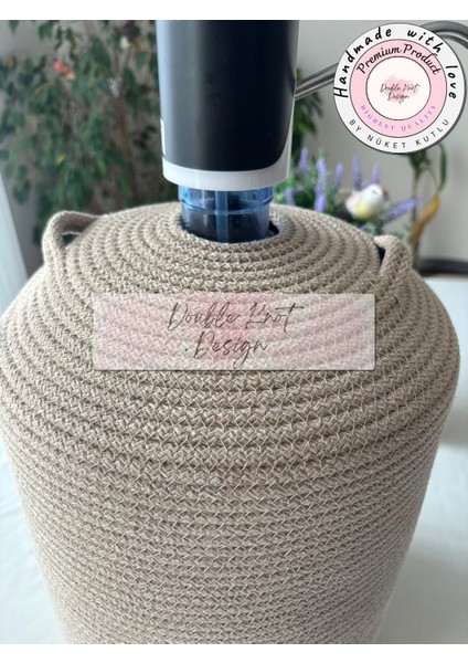 Damacana Kılıfı Dekoratif Sepet - Organizer Hasır Jüt Tress Sebil Kılıfı indirimleri