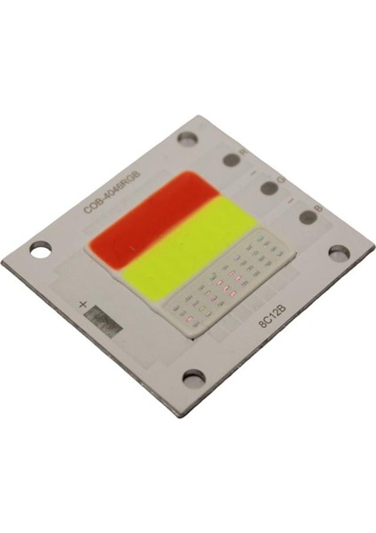 DC24-30V 600-700mA 50W RGB Projektör Çipi DC24-30 Volt 50 Watt Cob Led Projektör Ledi