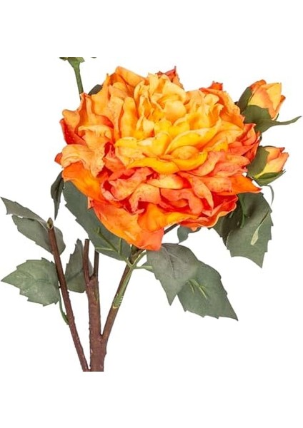 Yapay Gül Kurumuş Efektli Turuncu 60 Cm. modelleri