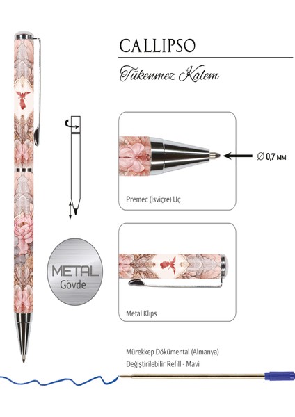 Callıpso 0.7 mm Mavi Tükenmez Kalem fırsatları