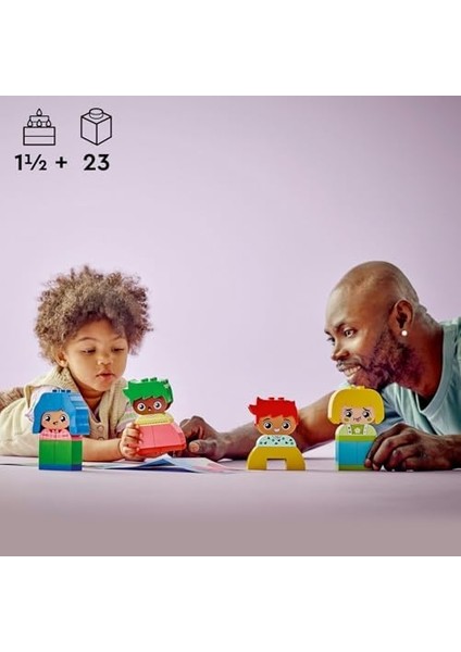 Ilk Büyük Duygularım 10415-1 Buçuk Yaş ve Üzeri Çocuklar Için Kişiselleştirilebilir Eğitici Oyuncak Yapım Seti, Doğum Günü Hediyesi Fikri (23 Parça) modelleri