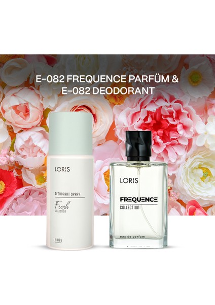 E-082 Frequence Erkek Parfüm 50 ml & E-082 Erkek Deodorant 150 ml