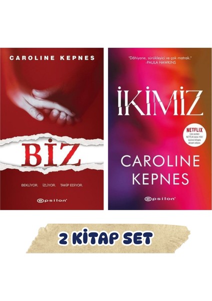 Biz+ Ikimiz / Caroline Kepnes / 2 Kitap Set