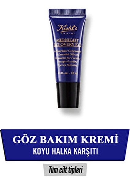 Midnight Recovery Gece Göz Kremi Yorgunluk ve Koyu Halka Karşıtı 15 ml Parfümsüz indirimleri