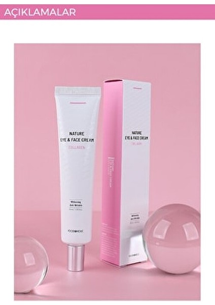 Kolajen Göz Çevresi ve Yüz Kremi 40 ml Yorgunluk İzlerini Giderir