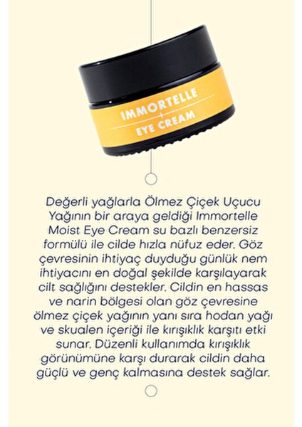 Göz Kremi Tüm Cilt Tipleri İçin Kırışıklık Karşıtı 20 ml fırsatları