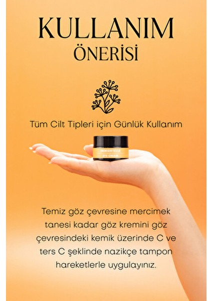 Göz Kremi Tüm Cilt Tipleri İçin Kırışıklık Karşıtı 20 ml
