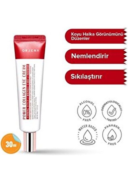 Göz Kremi Vegan Formül ile Cilt Bakımı 30 ml Kolajen Etkisiyle Sıkılaştırıcı fırsatları