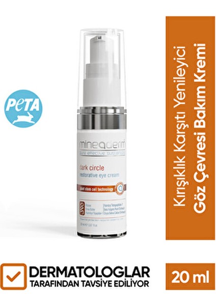 Göz Altı Morluklarına Karşı Yenileyici Bakım Kremi/dark Circle Restorative Eye Cream modelleri