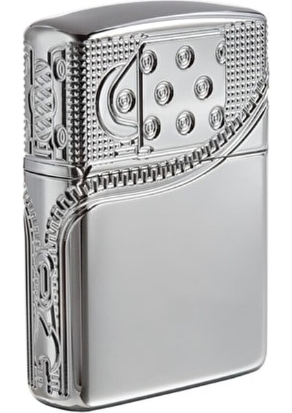 167 Zippoer Design Çakmak Çevre Dostu Hediye Kutusunda Yüksek Parlaklıkta Çelik