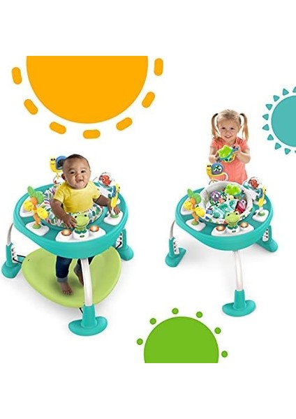 Starts Bounce Bounce Baby 2'si 1 Arada Aktivite Merkezi Zıplayıcı ve Masa - Oynak Gölet (Yeşil), 6 Aylık ve Üzeri fiyatları