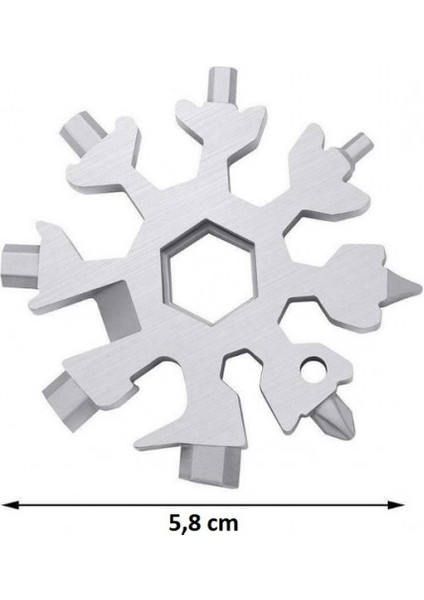 Çok Amaçlı Kar Tanesi Açacak Tornavida Anahtarlık Alyan fırsatları