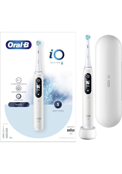 Oral-B Io - 6 Beyaz Şarjlı/elektrikli Diş Fırçası fiyatları