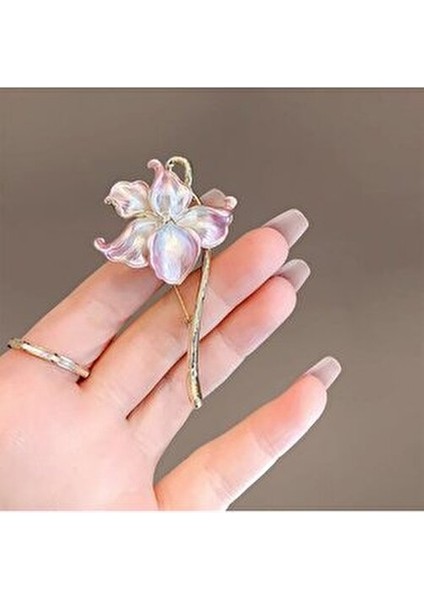 Su Zambak Broş Kadın Kullanıcılar İçin Toz Pembe Renkli Zarif Aksesuar indirimleri