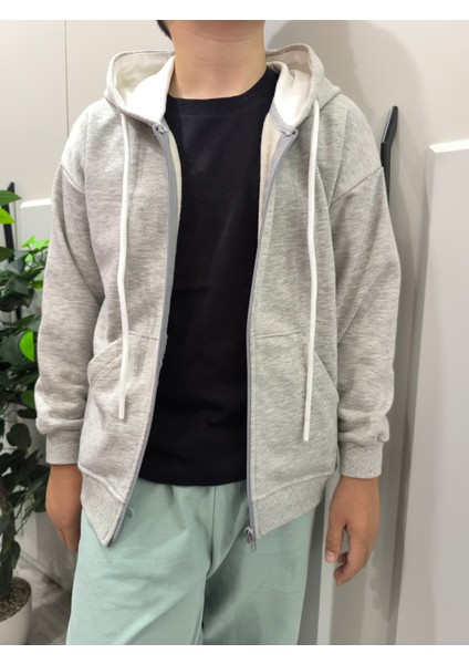 Yüksek Kalite Kapüşonlu ve Fermuarlı Pamuklu Unisex Çocuk Sweatshirt modelleri