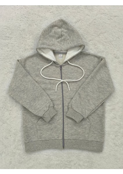 Yüksek Kalite Kapüşonlu ve Fermuarlı Pamuklu Unisex Çocuk Sweatshirt fırsatları