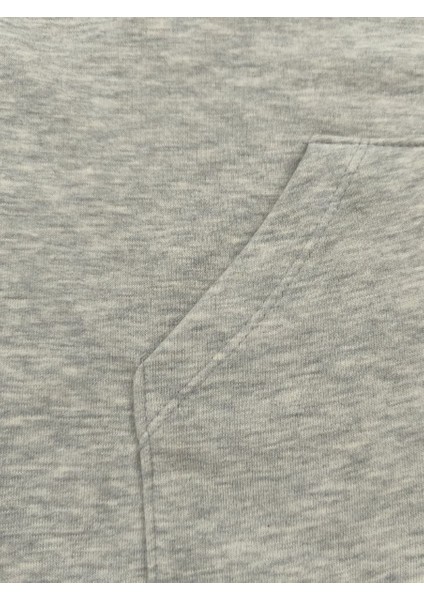 Yüksek Kalite Kapüşonlu ve Fermuarlı Pamuklu Unisex Çocuk Sweatshirt