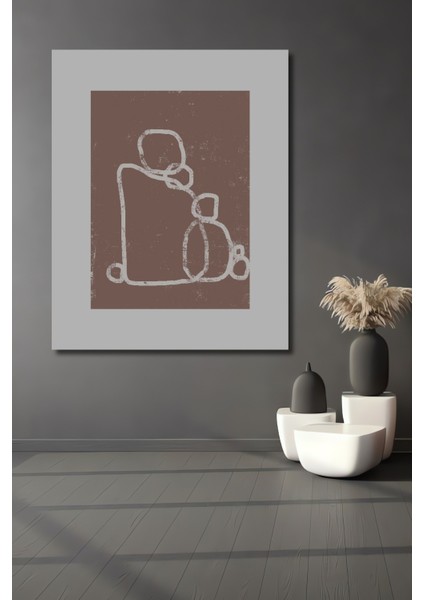 Dekoratif Ahşap Dikdörtgen Tablo Anne ve Çocuk