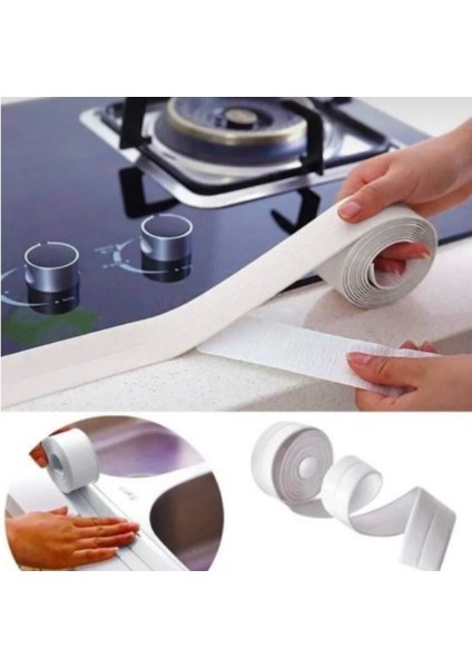 Sızdırmaz Bant - Su Geçirmez Kendinden Yapışkanlı – Mutfak ve Banyo Için Çok Amaçlı Koruma Bandı