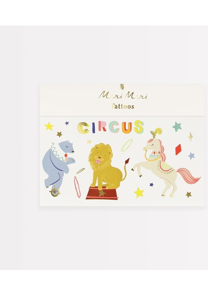 - Circus Tattoos - Sirk Geçici Dövmeler (X2)