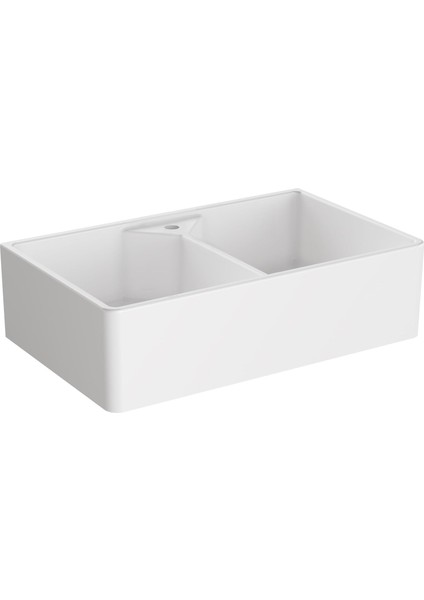 5774B003-0001 Çift Gözlü Belfast Eviye, 80 Cm, Beyaz