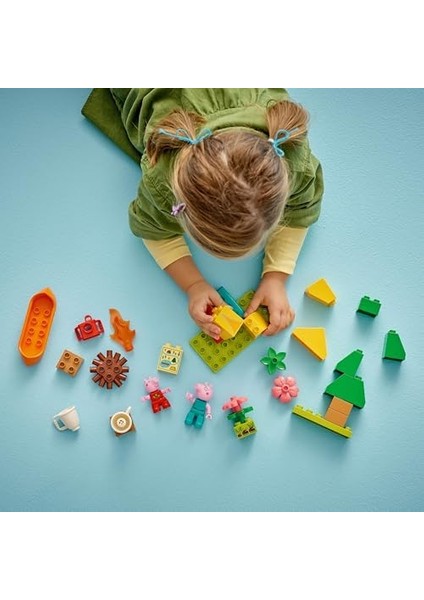 Peppa Pig Kamp Gezisi 10452-2 Yaş ve Üzeri Kız ve Erkek Çocuklar Için Çadır, Kano, Kamp Ateşi ve 2 Figür Içeren Küçük Kas Becerileri ve Renk Eşleştirme Yaratıcı Yapım Seti (32 Parça) fiyatları