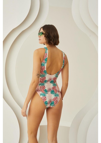 Soft Tropikal Yandan Büzgülü Mayo fırsatları