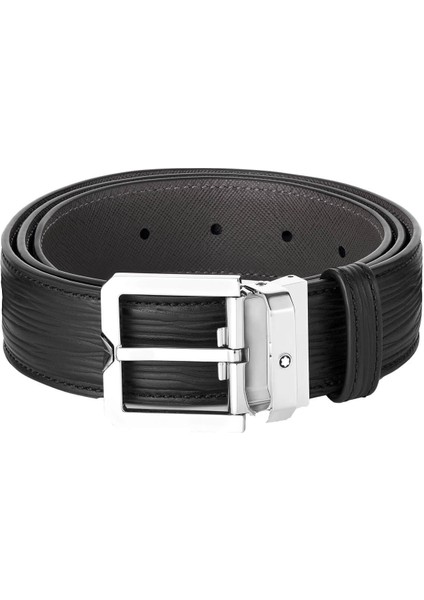 Black 35 mm Deri Kemer 131171