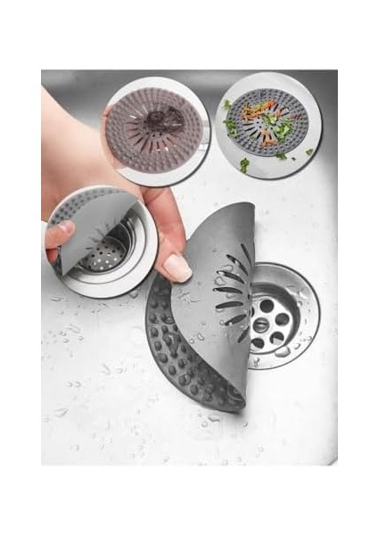 Life Yuvarlak Silikon Süzgeçli Lavabo Tıpası MIT1068 modelleri