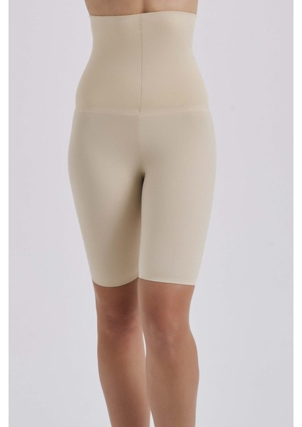 4007 Poliyamid Lazer Kesim Göbek Toparlayıcı Short