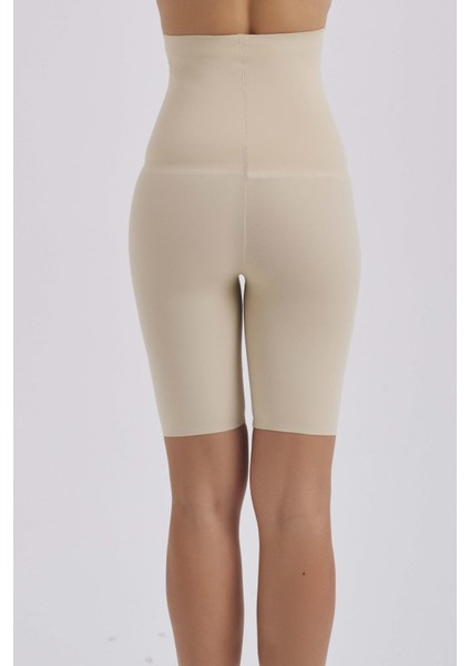 4007 Poliyamid Lazer Kesim Göbek Toparlayıcı Short