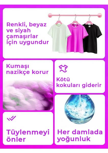 Sıvı Çamaşır Deterjanı Konsantre Formül, Derin Temizlik ve Uzun Süreli Ferahlık 5 Litre fiyatları