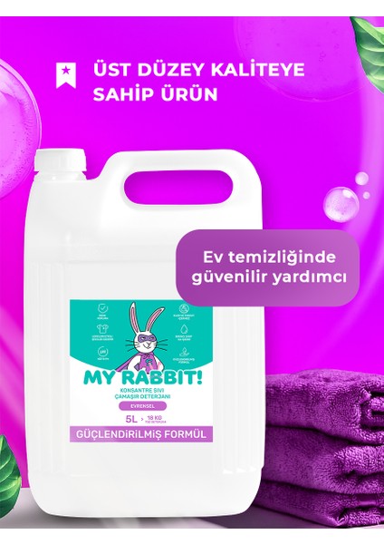 Sıvı Çamaşır Deterjanı Konsantre Formül, Derin Temizlik ve Uzun Süreli Ferahlık 5 Litre fırsatları