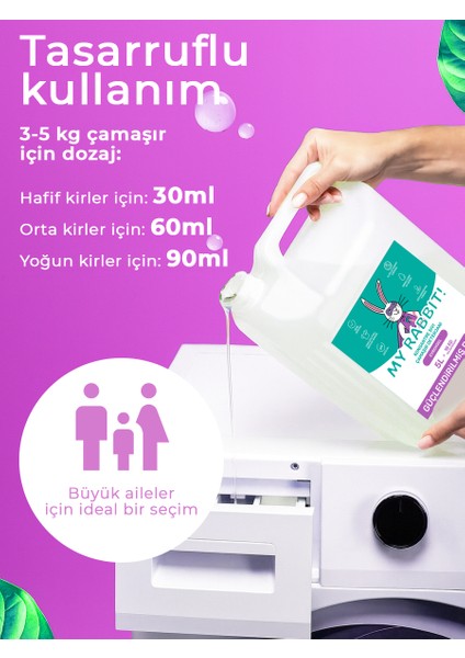 Sıvı Çamaşır Deterjanı Konsantre Formül, Derin Temizlik ve Uzun Süreli Ferahlık 5 Litre indirimleri