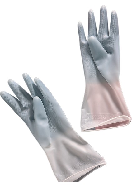 Ev ve Mutfak Için Değişen Renkli Aşınmaya Dayanıklı Eldiven (Yurt Dışından)