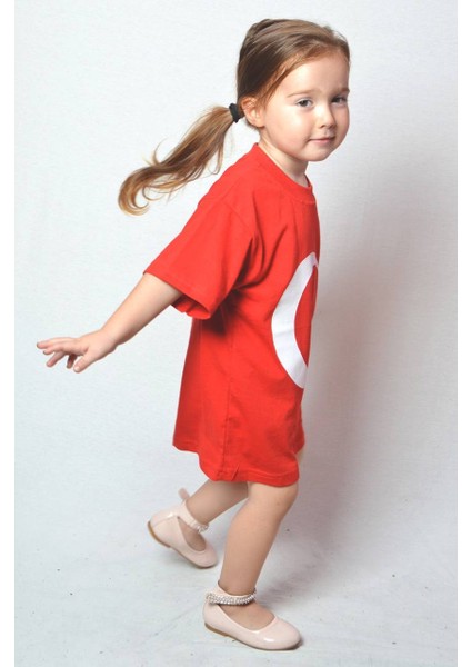 Atatürk Baskılı ve Türk Bayraklı Pamuklu Çocuk Tişört Kız Erkek Unisex modelleri