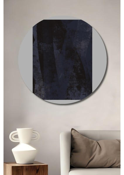 Dekoratif Ahşap Yuvarlak Tablo Gece Izleri