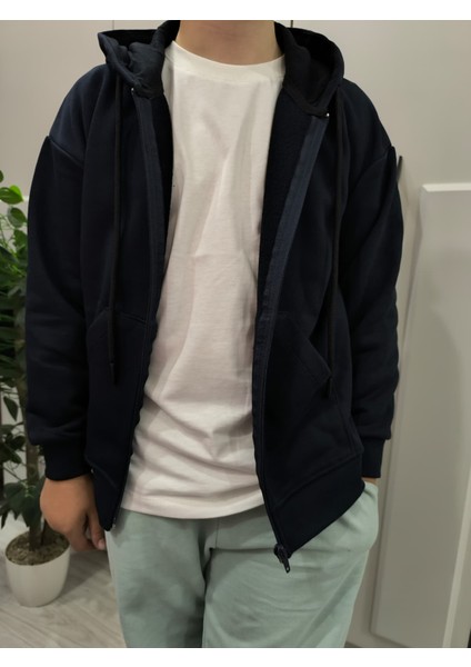 Yüksek Kalite Kapüşonlu ve Fermuarlı Pamuklu Unisex Çocuk Sweatshirt fiyatları