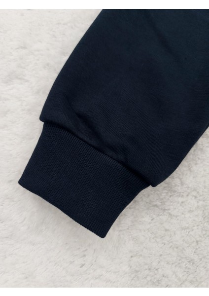 Yüksek Kalite Kapüşonlu ve Fermuarlı Pamuklu Unisex Çocuk Sweatshirt