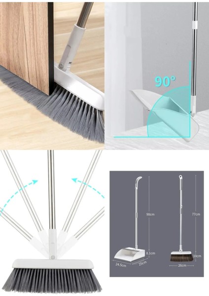 Faraşlı Kürek Seti - Yer Kaplamaz Tüy Toplayıcı Taraklı Süpürge Temizlik Seti fırsatları