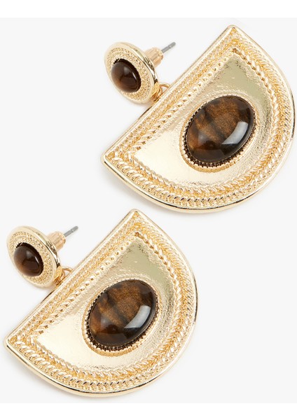 Taş Detaylı Sallantılı Vintage Küpe fiyatları