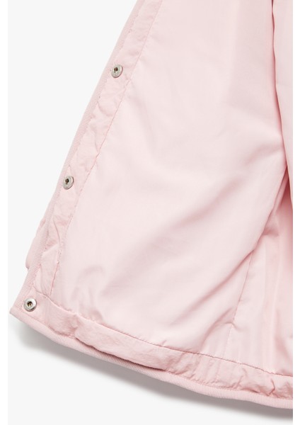 Uzun Kollu Düğmeli Kapşonlu Kapitone Mont fırsatları